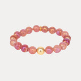 Melange Beaded Bracelet - Strawberry