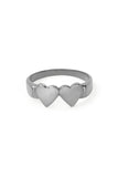 OG Double Heart Ring by Declarer