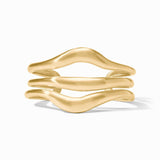 Wave Cuff, gold