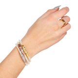 Three Queens All Weather Bangles® (AWB®) - White Pearl