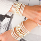 Three Queens All Weather Bangles® (AWB®) - White Pearl