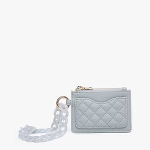 Rhodes Quilted Wallet w/ Chain Bangles