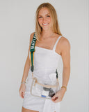 Hailey Clear Sling Bag with Logo Strap (Assorted)