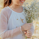 First Holy Communion Pearl Bracelet (gold or silver)