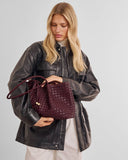 Nova Small Shoulder Tote, Cherry Mixed