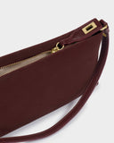 Orin Twist Lock Suedette Small Shoulder Bag