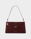 Orin Twist Lock Suedette Small Shoulder Bag