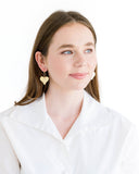 Gold Heart Earrings
