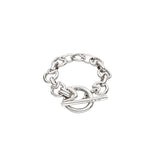 Roundabout bracelet, silver