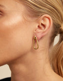 Prosperity earrings, gold
