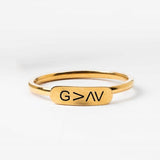 God is Greater Ring