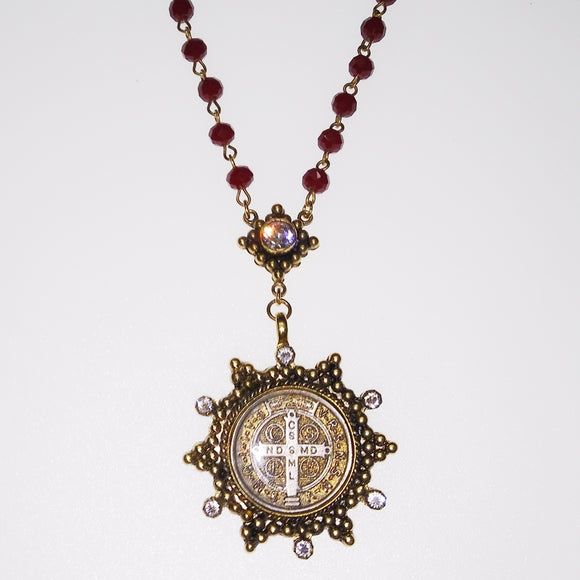 Barbara Crystal Rosary (30420)