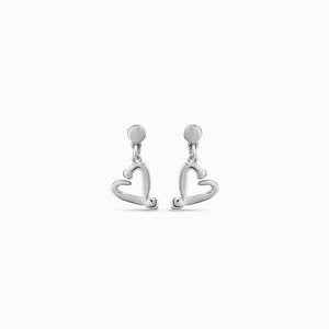 ONE LOVE earrings, silver