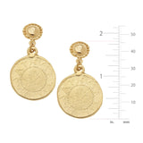 Greek Coin Earrings (1371g)