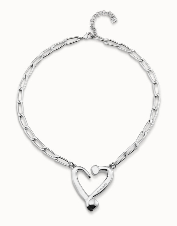 ONE LOVE necklace, silver