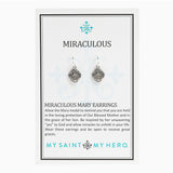 Miraculous Mary Earrings (40006SL)