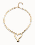 ONE LOVE necklace, gold