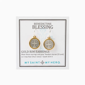 Benedictine Blessing Earrings (EBGRM)
