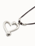 BIG LOVE necklace, silver