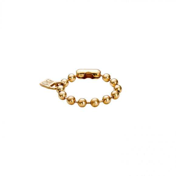 Snowflake bracelet, gold