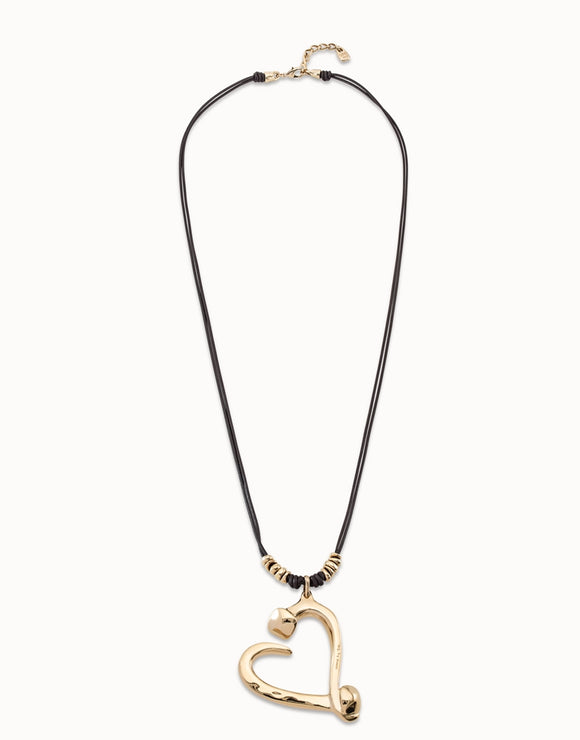 BIG LOVE necklace, gold