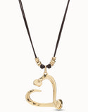 BIG LOVE necklace, gold