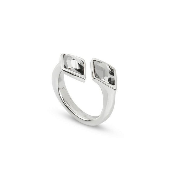 Double Trick ring, silver