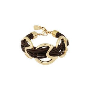 Steps bracelet, gold