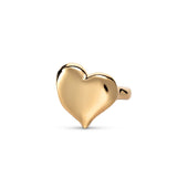 UNO heart ring, gold