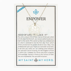 Empower Seed of Life Necklace (NK00044-SS)