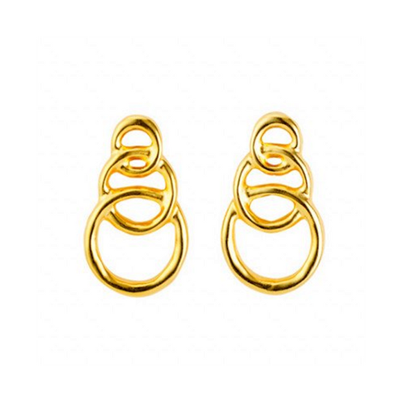 Chain by Chain (Earrings, Gold) (PEN0591ORO0000U)