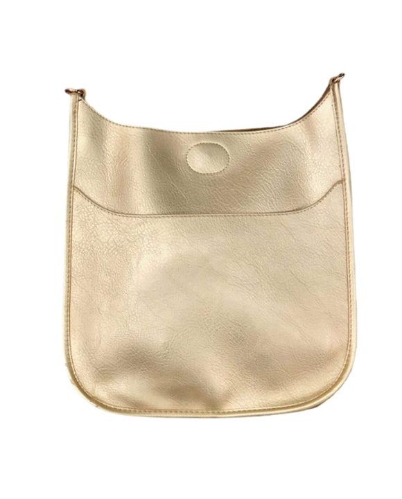 Faux Leather Messenger Handbag (33151)