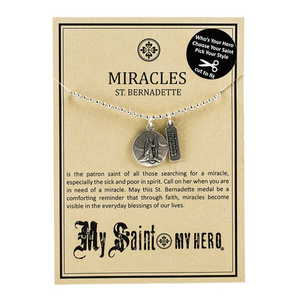 St. Bernadette Miracles Necklace (NBBB-3)