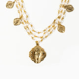 Queen of Heaven Necklace, Gold (NK00045-G)