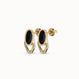 The Queen earrings, gold