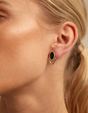 The Queen earrings, gold
