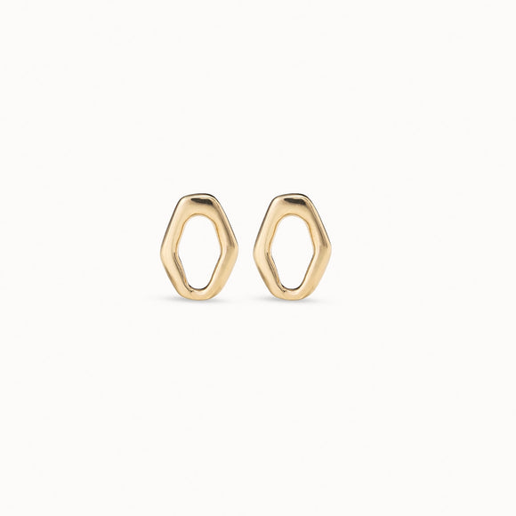 ladies earrings, gold