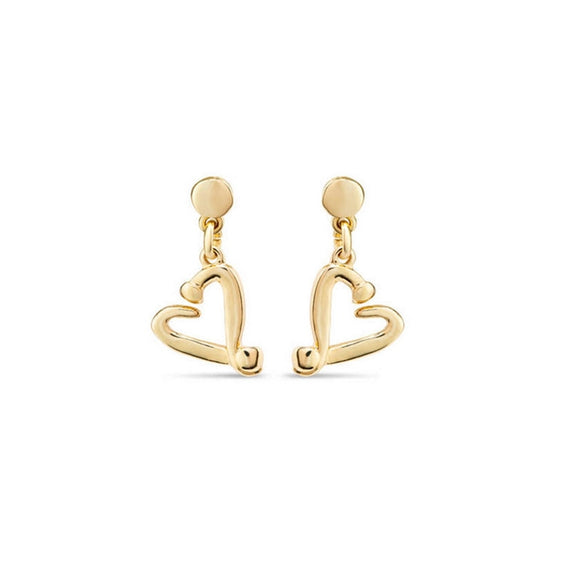 ONE LOVE earrings, gold