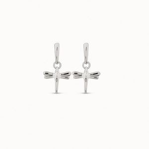 Fortune earrings, silver