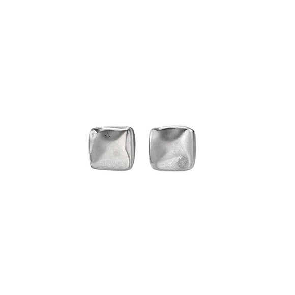 B12 earrings, silver