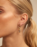 Kingdom earrings, gold