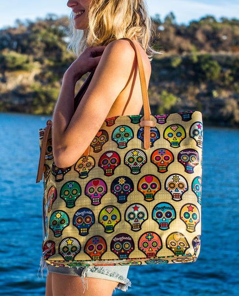 Sugar Skulls Market Tote 6856 Estilo Boutique Gifts