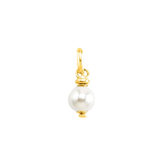 Pearl Charm, gold