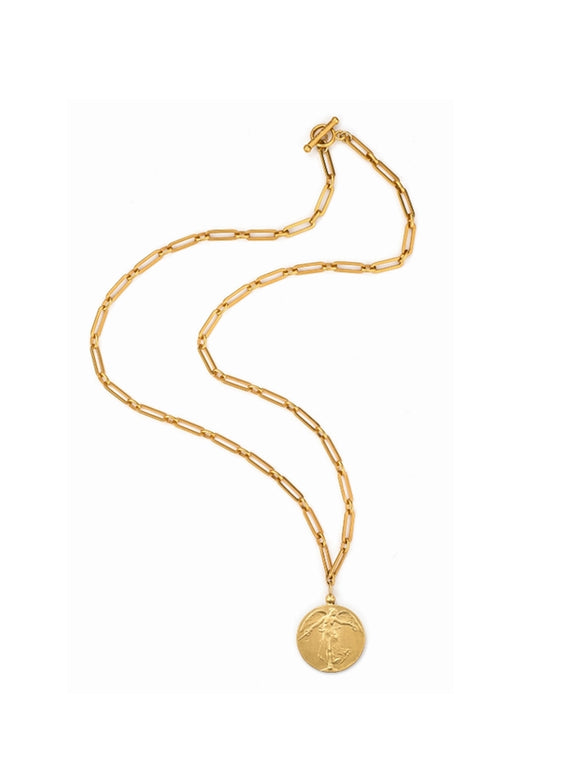 L'Ange Medallion Necklace (32806)