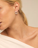 Femme Fatale earrings, silver