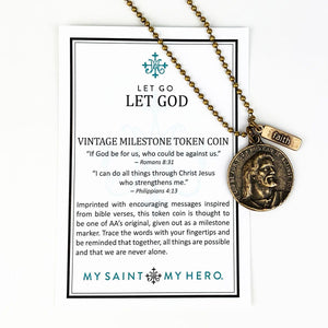 Let Go Let God Necklace - Bead Ball (NK00066)