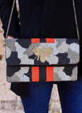 Kemper Camo Beaded Bee Bag