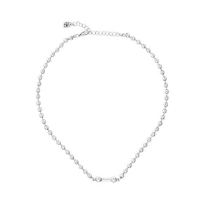 Pick 4 necklace, silver (COL1483MTL0000U)