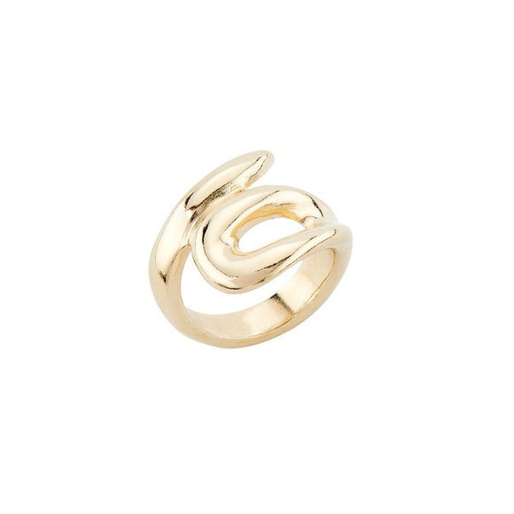 Tangled ring, gold
