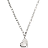 HeartBeat necklace, silver